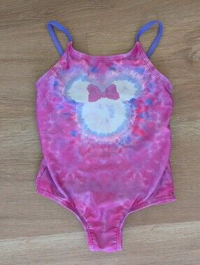 Disney Minnie Mouse Pink Tie-Dye One-Piece Swimsuit
